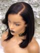 CECILE, BOB CUT WITH SWEEPING FRINGE, 180% DENSITY, DELUXE LACE WIG