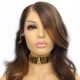 AUTUMN, WARM BRUNETTE, HONEY BLONDE HIGHLIGHTS, DELUXE LACE WIG